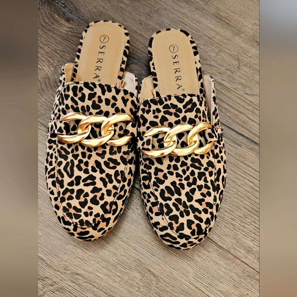 Serra animal print mules